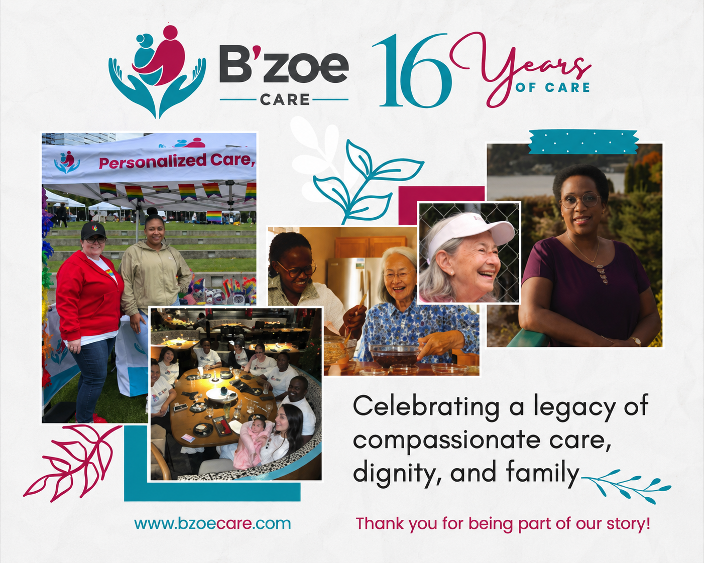 B'zoe Care 16th Anniversary